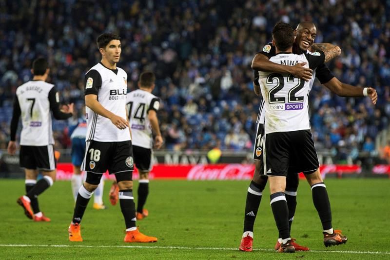 El Valencia gana ocho partidos seguidos en Liga por primera vez