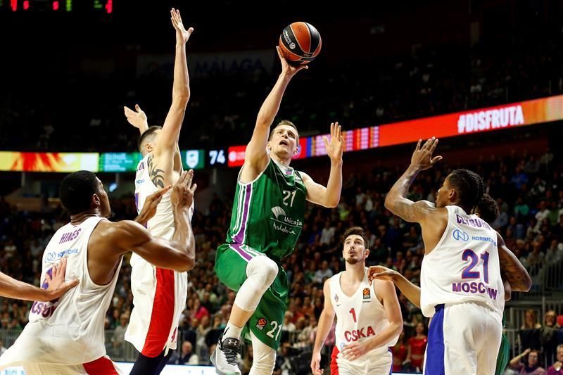 80-89. El Unicaja claudica ante el CSKA en un partido de infarto