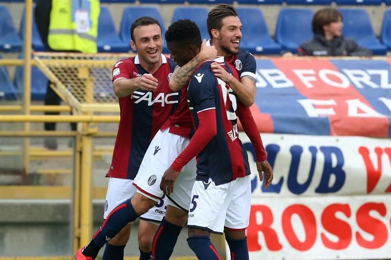 El Bolonia golea 3-0 al Sampdoria y corta su racha de victorias