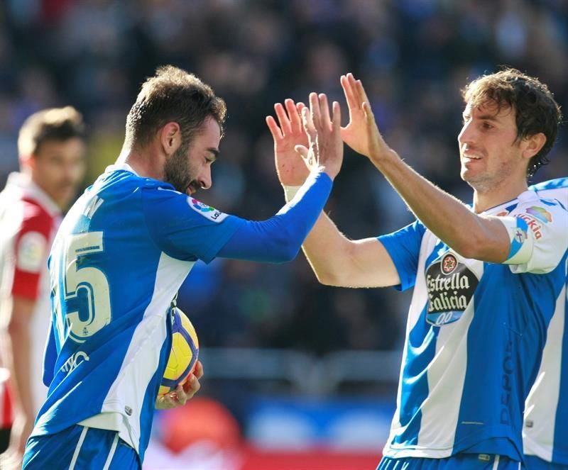 2-2. El Dépor compensa con la estrategia sus errores defensivos ante el Athletic