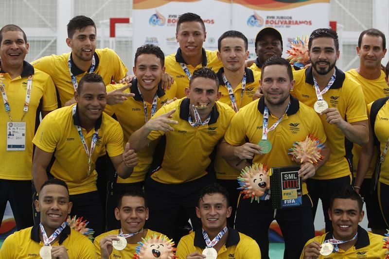 Colombia gana la medalla de oro al vencer a Ecuador en la final de fútbol sala
