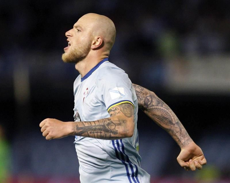 Guidetti vuelve al grupo tras la contusión del viernes contra el Leganés