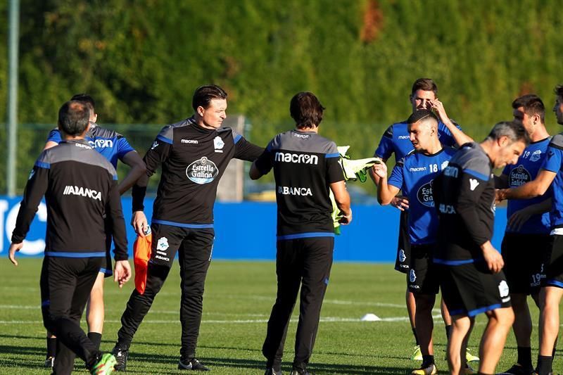 Un pique en el partidillo pone fin anticipadamente a la sesión del Dépor