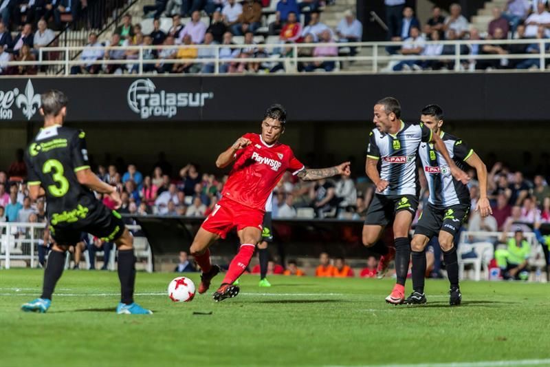 El Sevilla prepara el partido de Copa con Berizzo al frente de la plantilla
