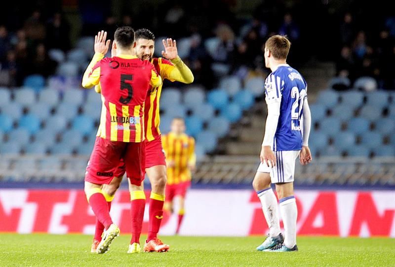 2-3: El Lleida remonta tres goles y apea a la Real Sociedad de la Copa