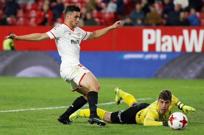4-0. El Sevilla, a octavos con una nueva goleada ante un voluntarioso Cartagena