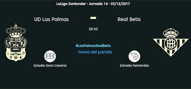 UD Las Palmas-Real Betis, en directo