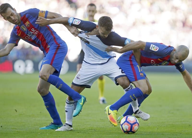 El Deportivo ha puntuado en tres de sus cinco últimas visitas al Camp Nou