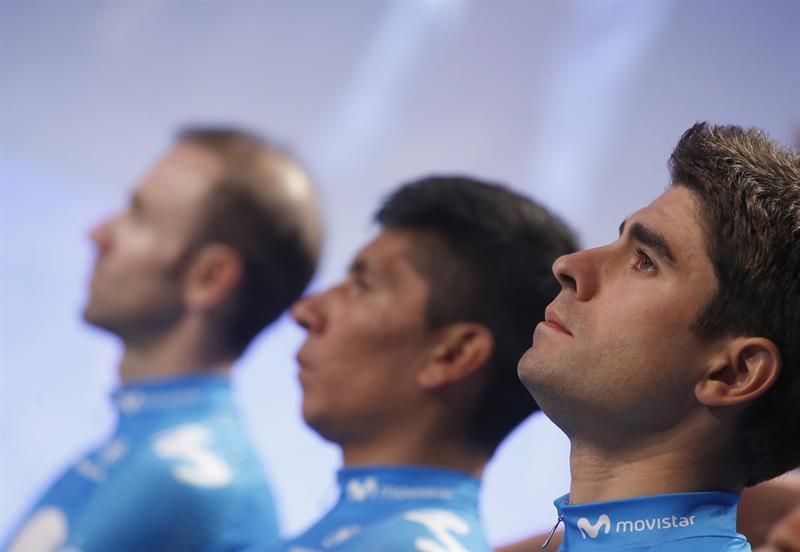 Movistar se presenta con tres 'gallos' y el sueño del Tour de Francia