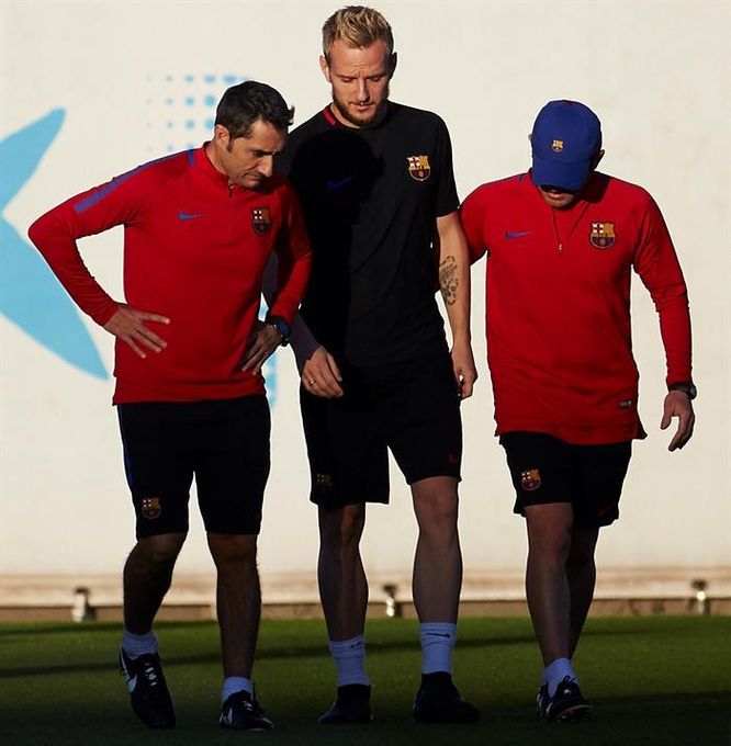 Rakitic: "El Barcelona compensa la ausencia de Neymar con más esfuerzo colectivo"