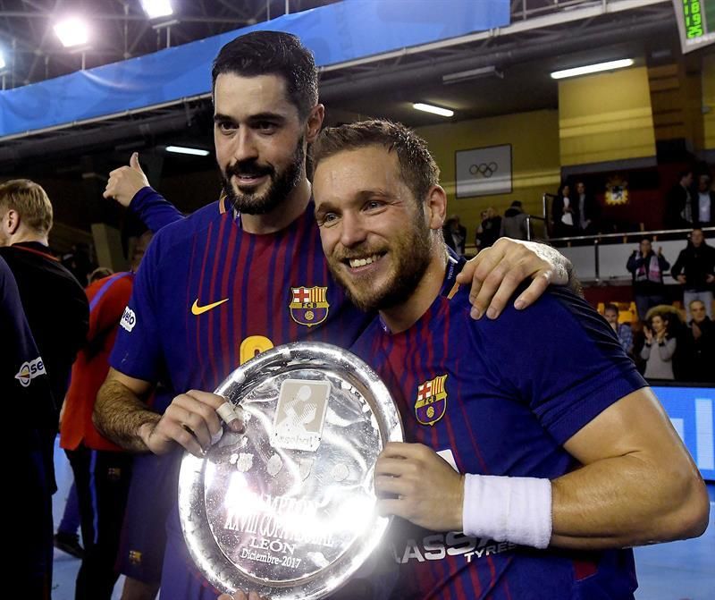 22-28. El Barcelona gana su decimotercera Copa ASOBAL