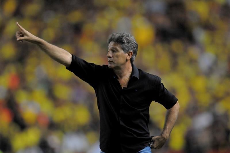 El Gremio, campeón de la Copa Libertadores, renueva a su entrenador, Renato Gaúcho