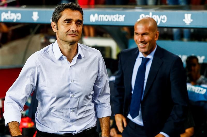 Zidane, especialista en el Clásico y en vencer a Valverde