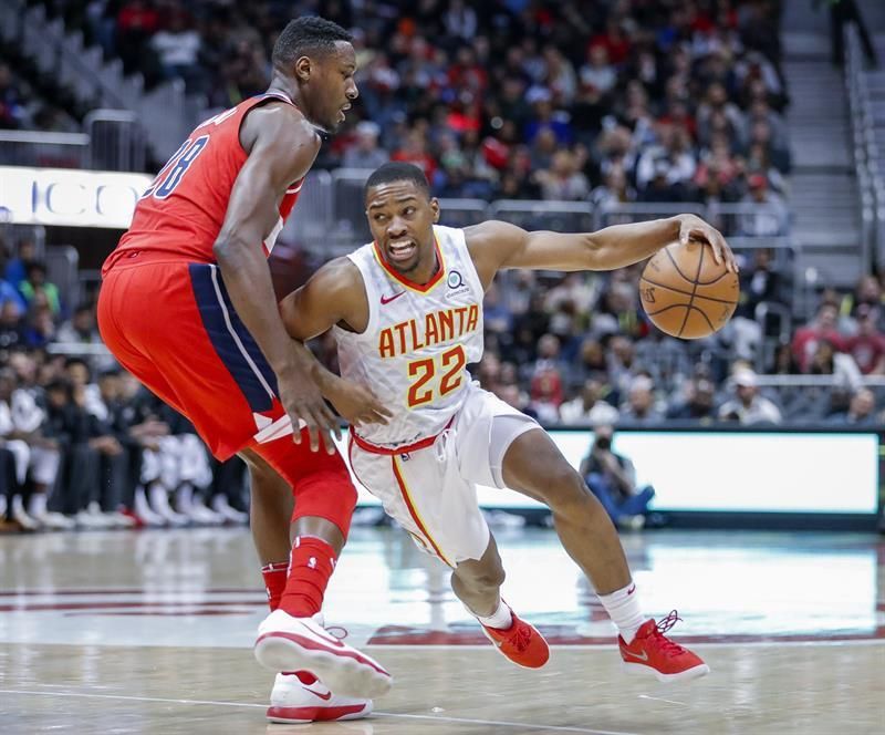 113-99. Schroder y los Hawks sorprenden a los líderes Wizards
