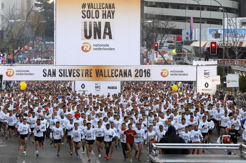 Doscientos mil deportistas despiden el año a la carrera en España