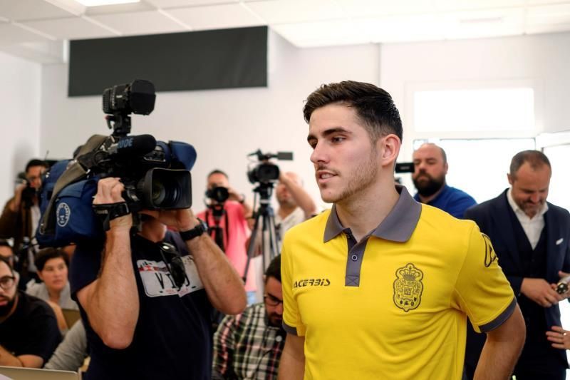 Jairo Samperio agradece la "apuesta fuerte" de la UD Las Palmas por él