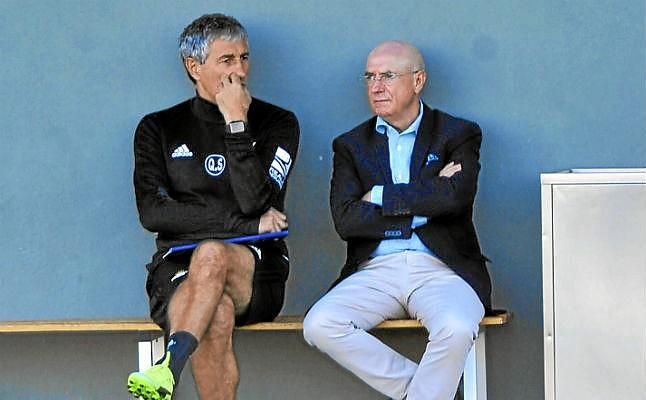 Setién tiene a Serra como maestro