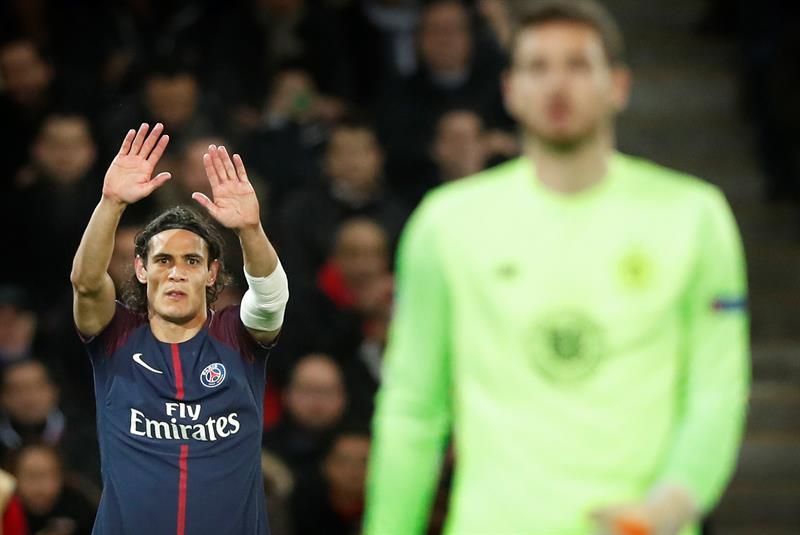 Cavani, privado hoy de partido, recibe así una sanción implícita del PSG
