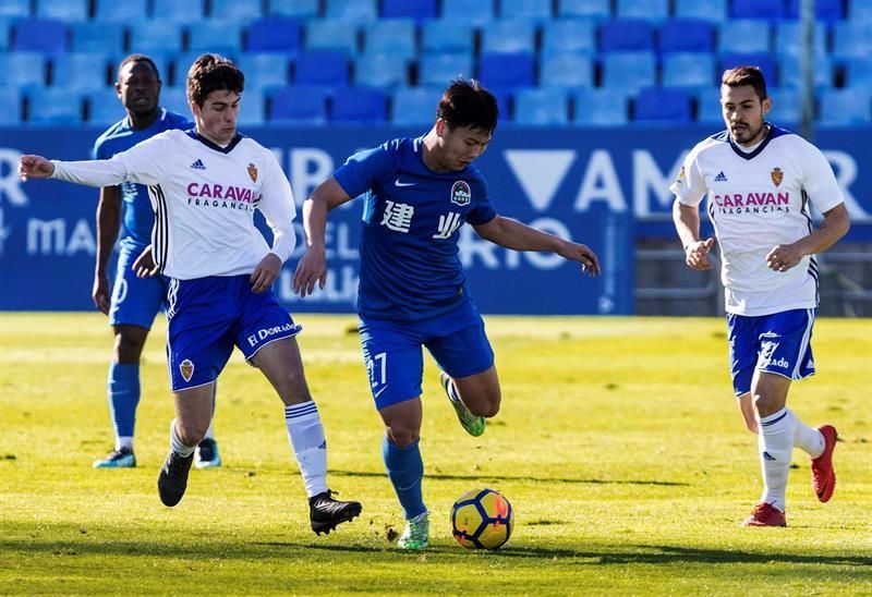 El Real Zaragoza empata en partido amistoso con el Henan Jianye