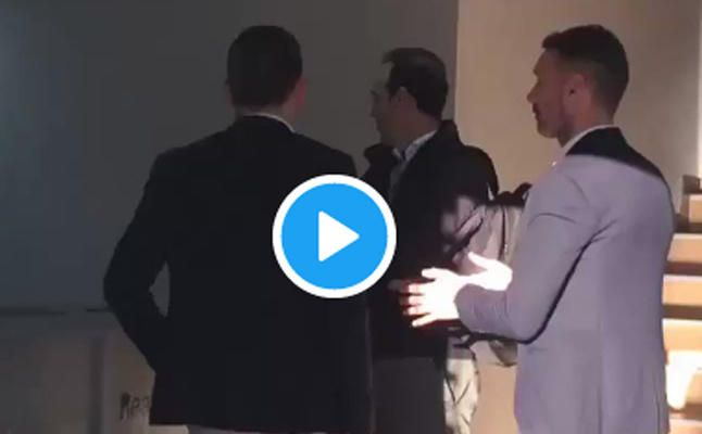 Los agentes de Fabián, en el Villamarín