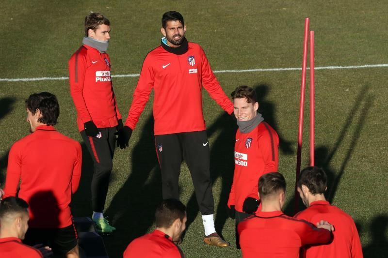 El Atlético vuelve al trabajo con Filipe y Vrsaljko en el gimnasio