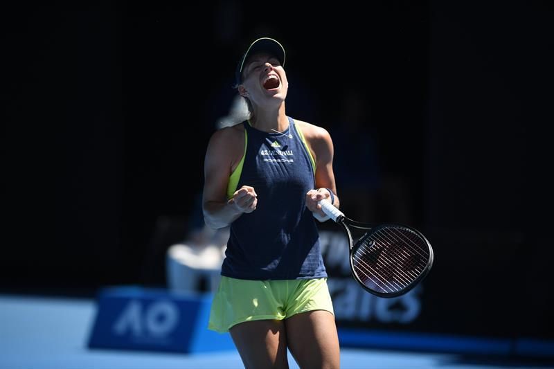 La alemana Angelique Kerber clasificada para cuartos de final en Australia