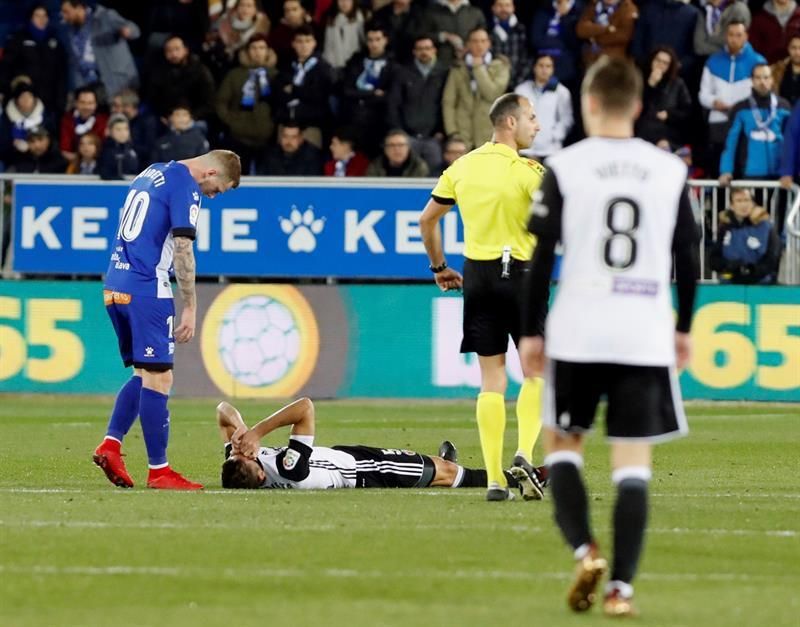 Paulista sufre una hiperextensión de la rodilla izquierda