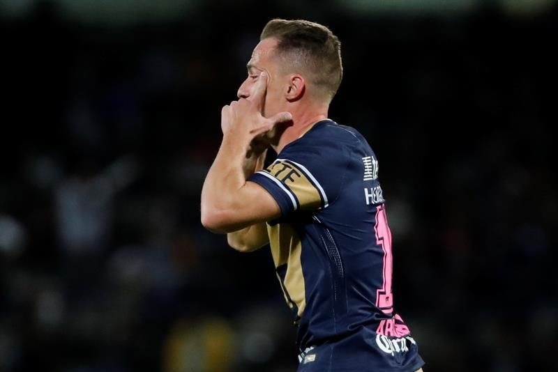 El español Abraham González anota en goleada de Pumas en la Copa