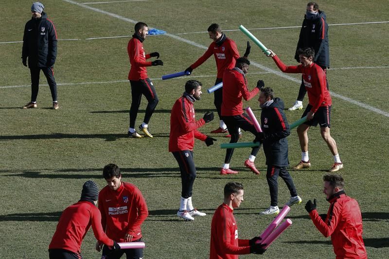 Diego Costa vuelve a entrenar y apunta al once del Atleti contra Las Palmas