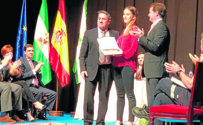 La nadadora Andrea Melendo, un ejemplo