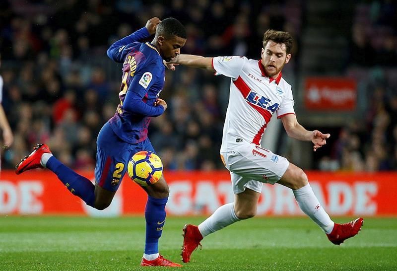 Ibai Gómez insiste en que Umtiti comete "mano y penalti"