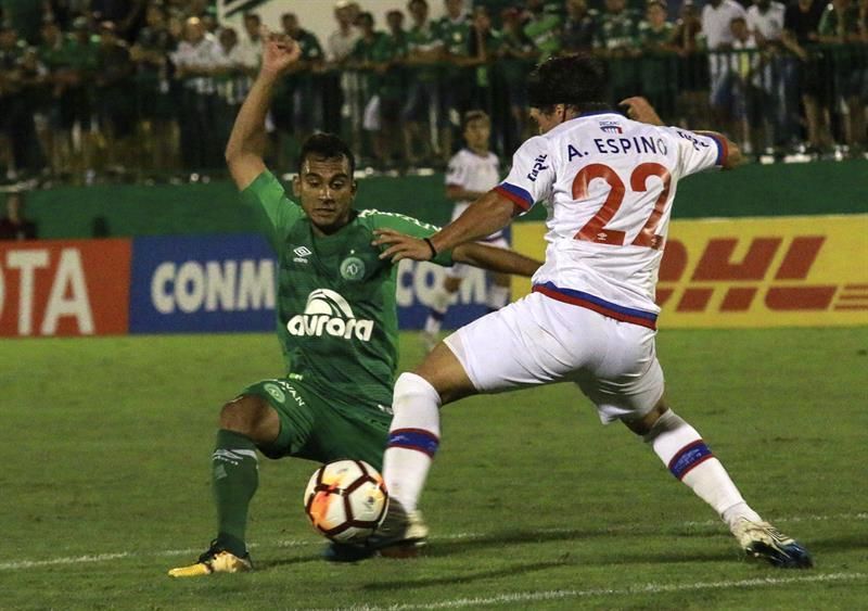 0-1. Santiago Romero da victoria al Nacional en la casa del Chapecoense