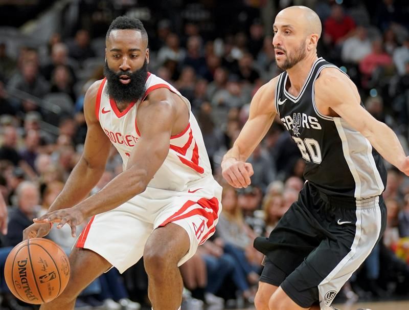 91-102. James y Rockets dominan a Spurs en el duelo tejano; Pau Gasol, 6 puntos