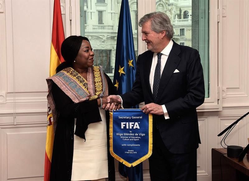 El Gobierno y la FIFA coinciden en la necesidad de solucionar la situación de la RFEF cuanto antes