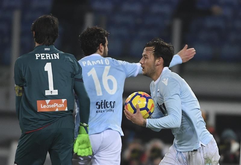 El uruguayo Diego Laxalt castiga al Lazio con un gol en el 92 (1-2)