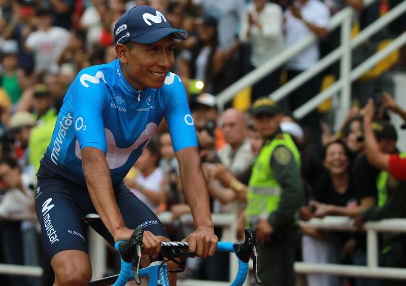 Nairo Quintana descarta una fractura tras una caída en la carrera Colombia Oro y Paz