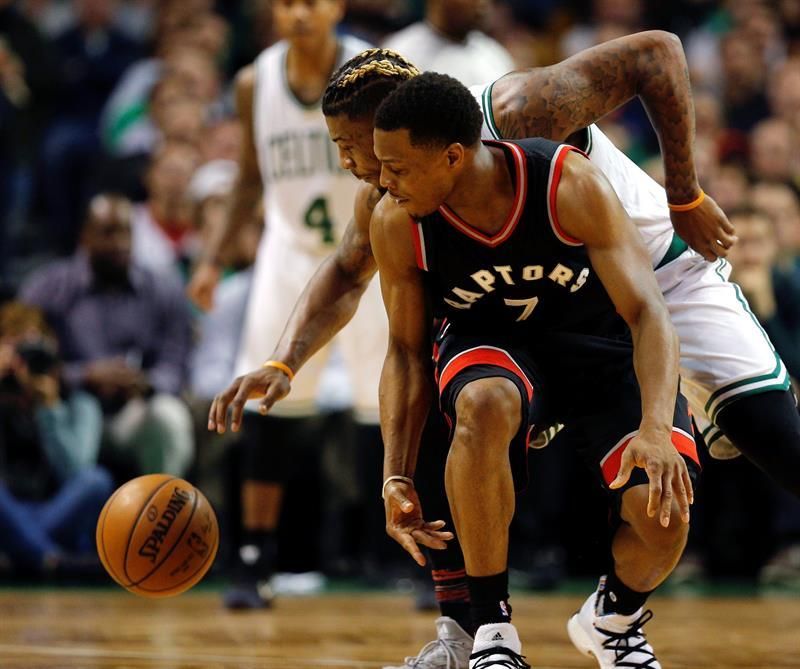 111-91. Los Raptors detienen la marcha triunfal de los Celtics en el regreso de Lowry
