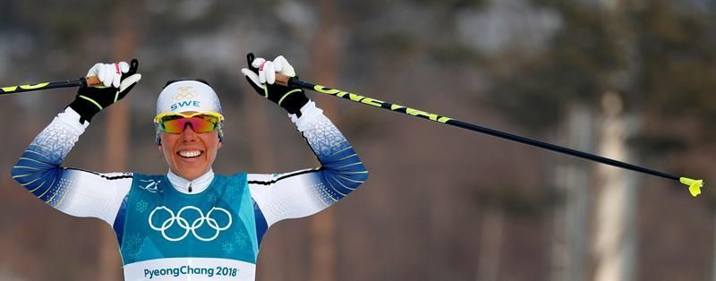 La sueca Kalla, primer oro en PyeongChang; la noruega Bjoergen engrosa su leyenda