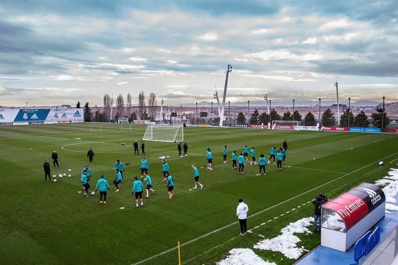 Zidane junta a todos sus jugadores disponibles con Marcelo en perfecto estado