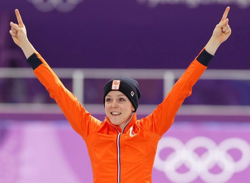 La holandesa Jorien Ter Mors, oro y récord olímpico en 1.000 metros