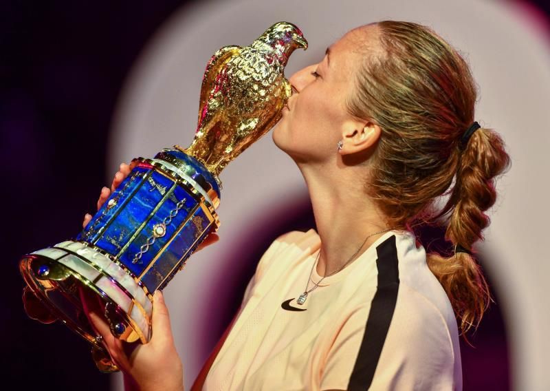 Petra Kvitova vence a Garbiñe Muguruza y triunfa en Doha