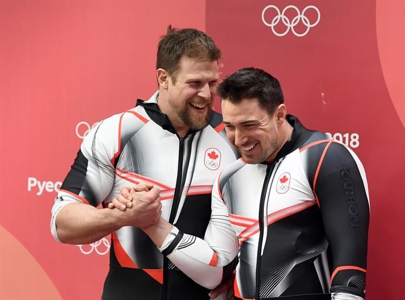 Canadá y Alemania comparten el oro en bobsleigh a dos
