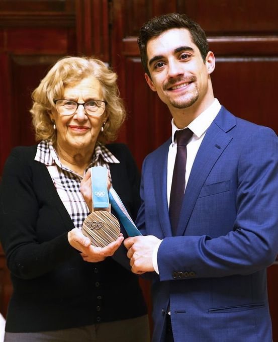 Javier Fernández : "Quería traer la medalla a Madrid y al Ayuntamiento"