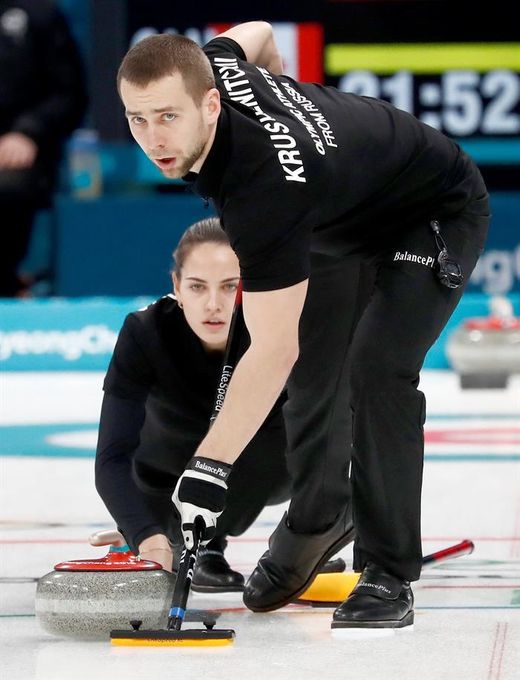 Descalificado por dopaje el dobles ruso mixto de curling que ganó el bronce