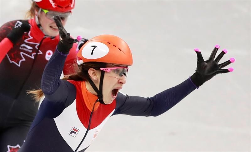 Suzanne Schulting consigue para Holanda el oro en 1.000 metros