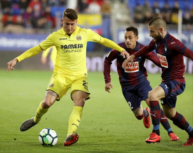 1-0. El Eibar vence al Villarreal, al que ya tiene a tres puntos