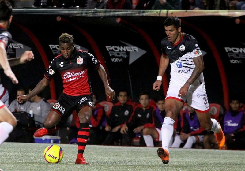 El ecuatoriano Miller Bolaños marca en goleada del Tijuana sobre Lobos BUAP