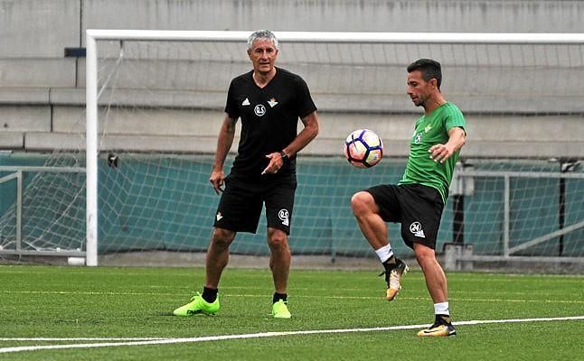 Setién: "No tengo ninguna queja sobre Rubén Castro"