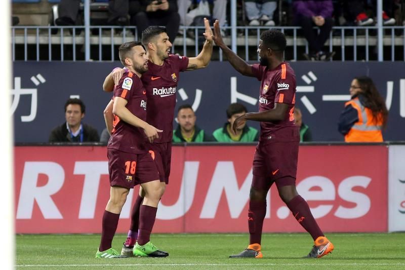 0-2. Coutinho y Suárez lanzan al Barcelona y hunden al Málaga