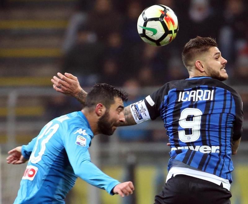 El Nápoles empata con el Inter en San Siro y deja líder al Juventus
